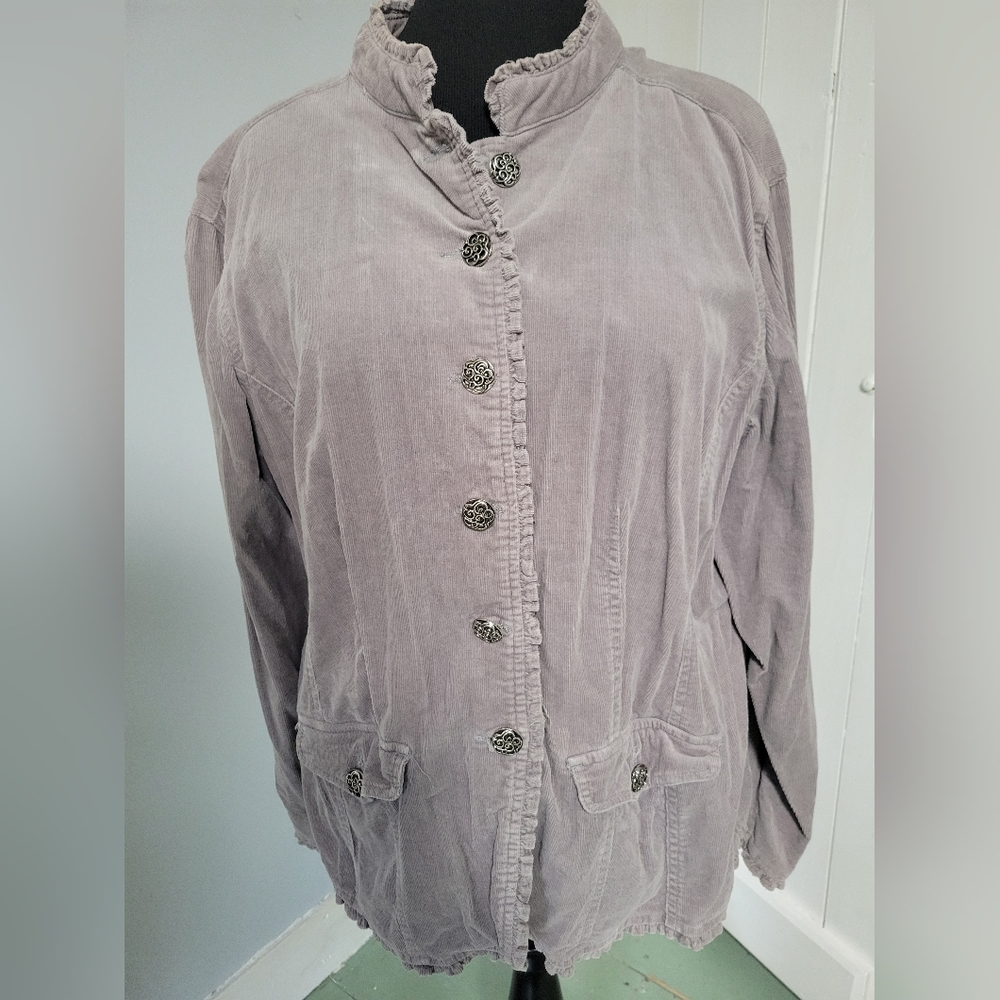 Gray corduroy jacket